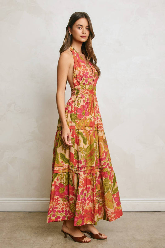 Riley Halter Maxi Dress