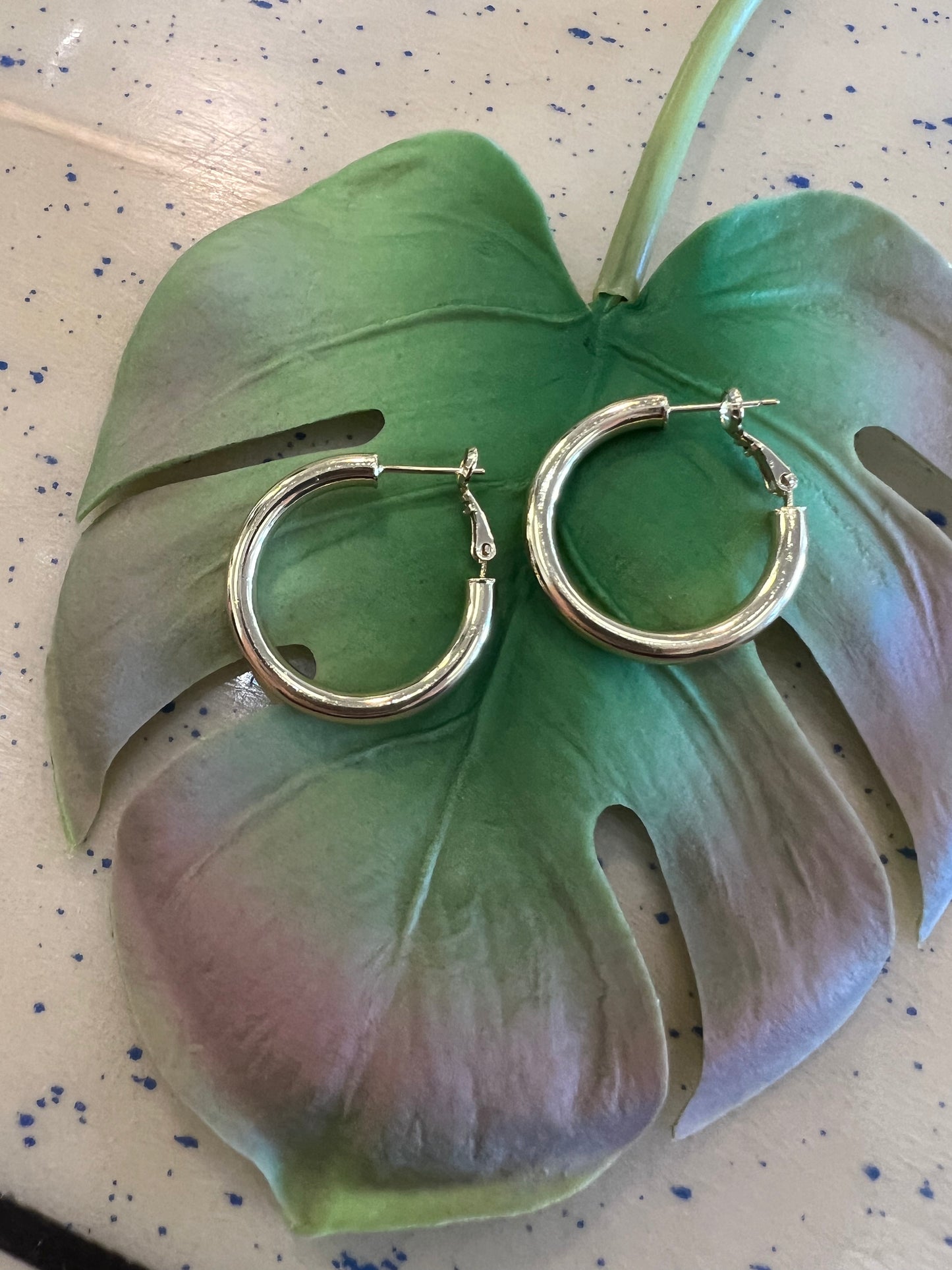 Gold Filled Chunky Gold Hoops