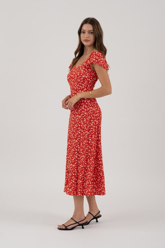 Rose Midi Dress