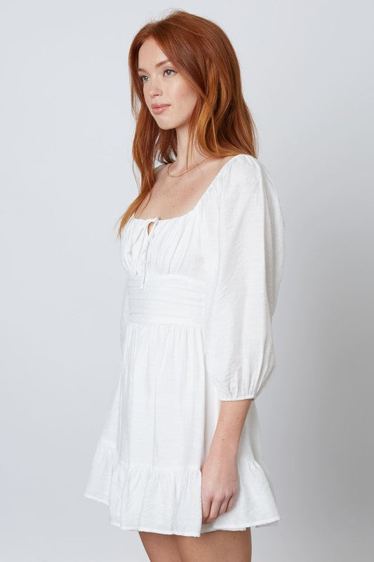 Lyra Peasant Mini Dress