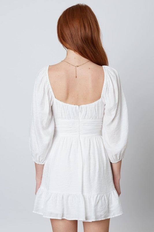 Lyra Peasant Mini Dress