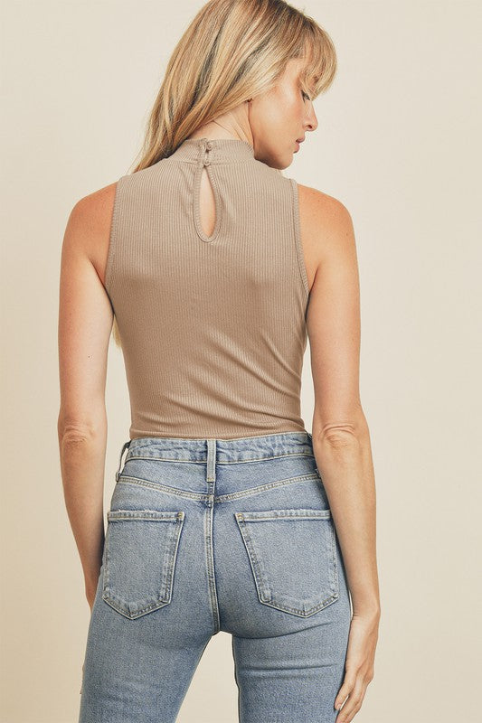 Sabrina Mock Neck Bodysuit