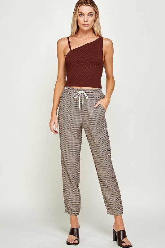Cyndi Plaid Pants