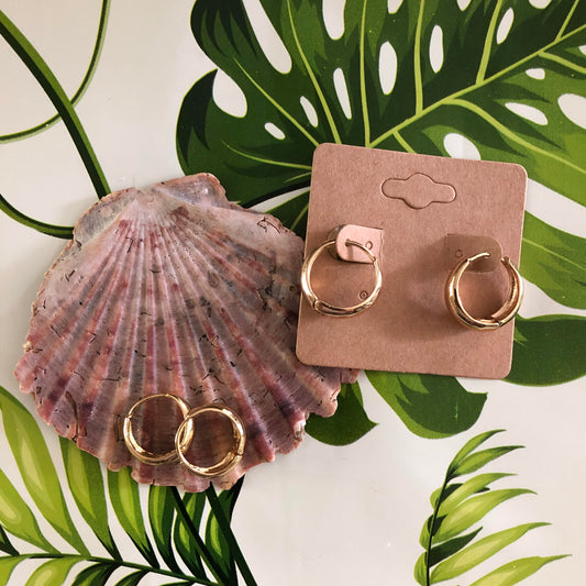 Gold Filled Huggie Hoops