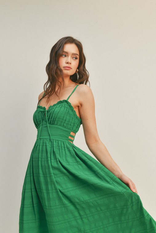 Robin Green Maxi Dress Lo Tide Clothing Co. Robin Green Maxi Dress Lo Tide Clothing Co.
