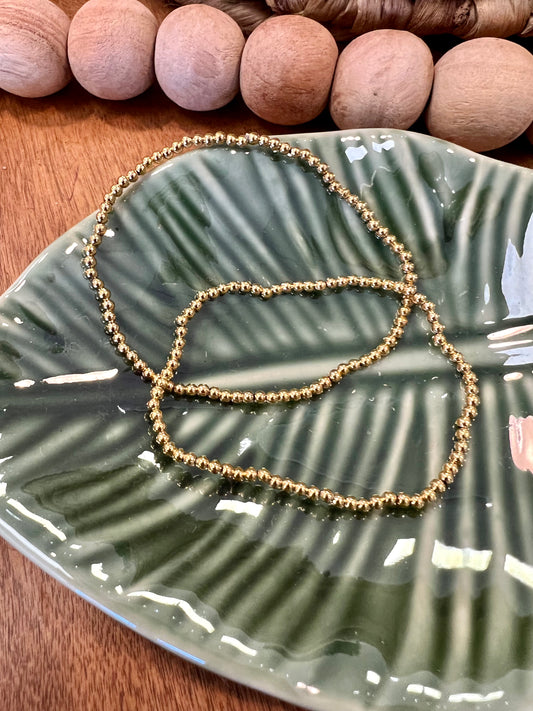 Gold filled beaded Bracelet