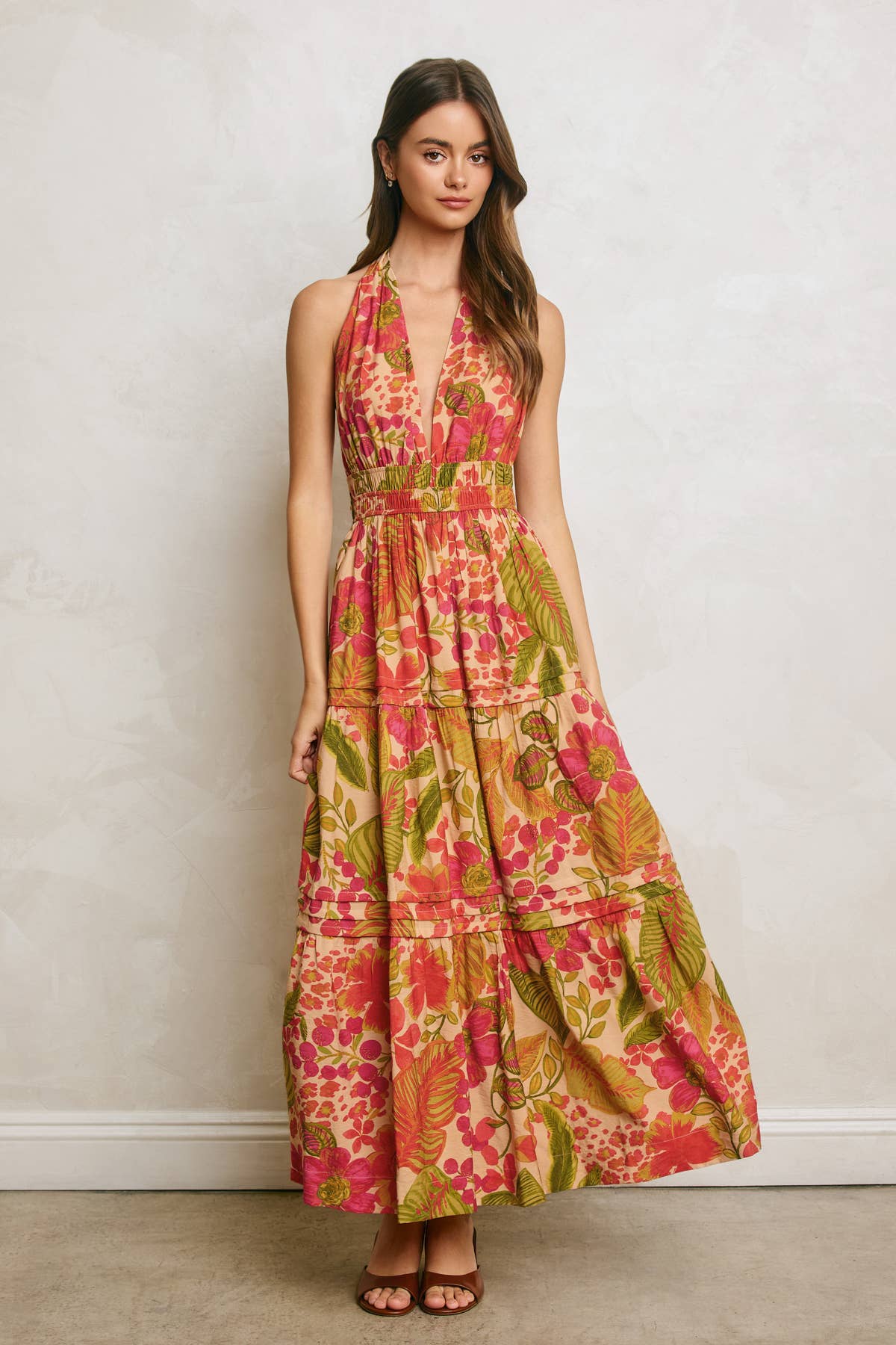 Riley Halter Maxi Dress