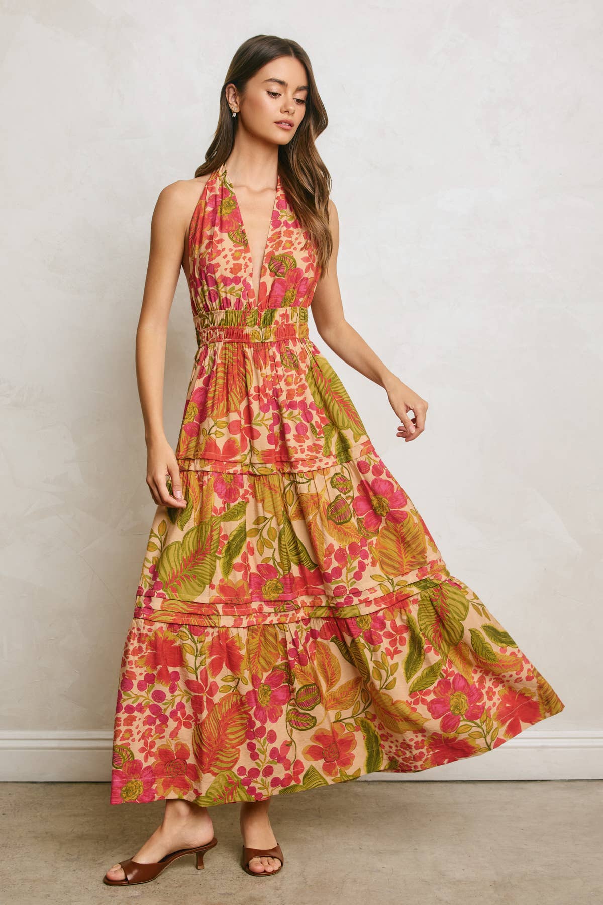 Riley Halter Maxi Dress