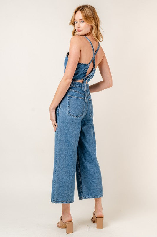 April Denim Jumpsuit