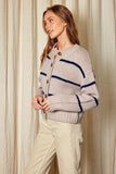 Bella Striped Cardigan