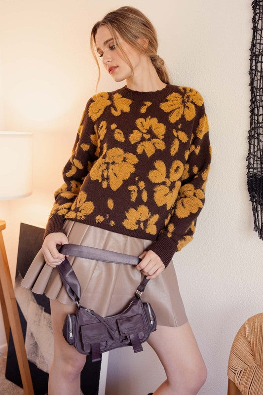 Addison Floral Sweater