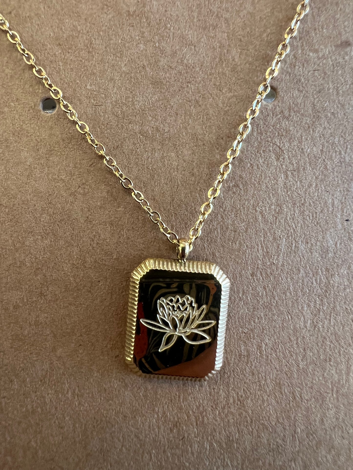 Birth Month Flower Necklace
