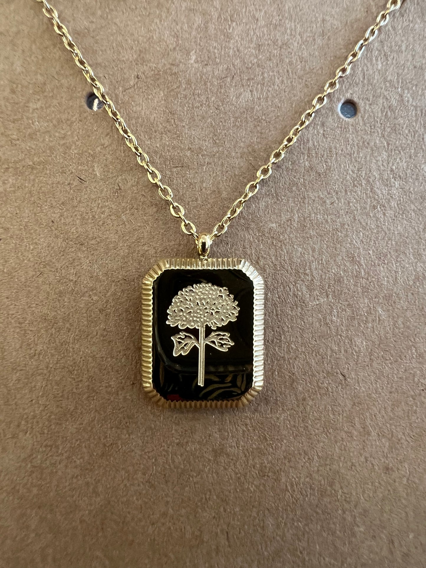 Birth Month Flower Necklace