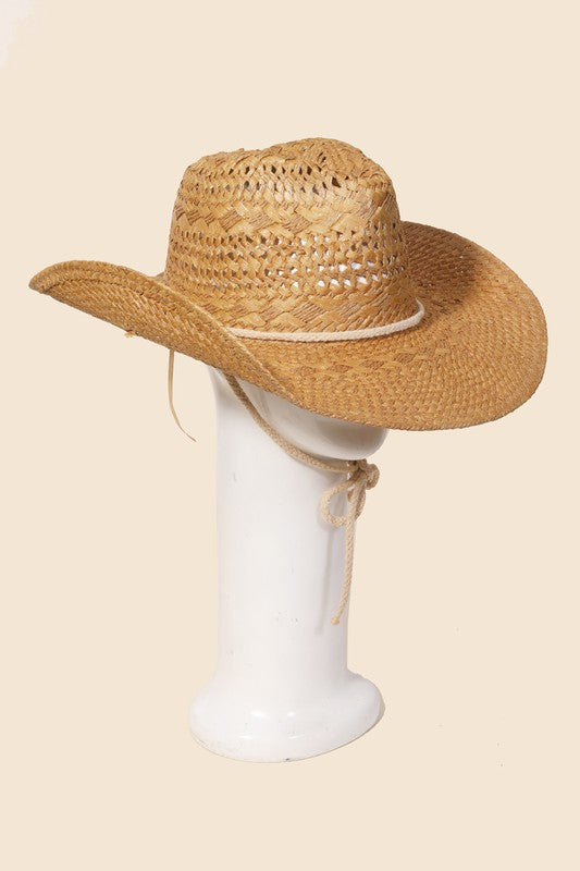 Straw Woven Cowboy Hat