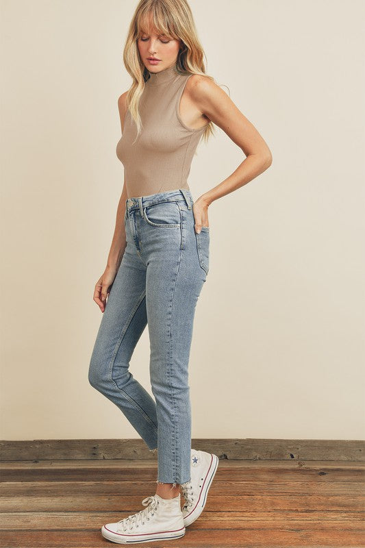 Sabrina Mock Neck Bodysuit