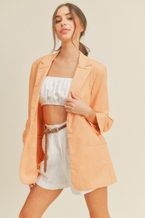 Ice Tangerine Blazer