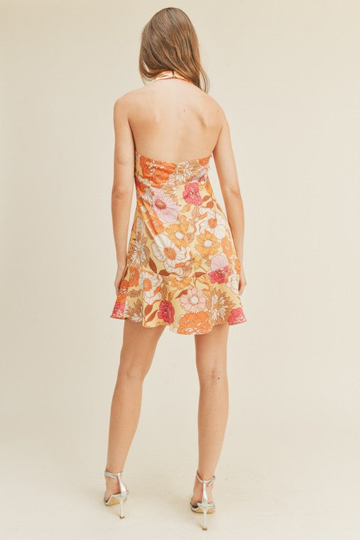 Flora Halter Dress