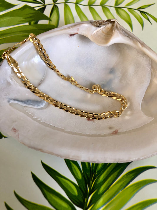 Gold Filled Chain Link Bracelet